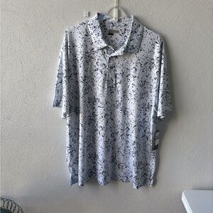 PGA TOUR Pro series Athletic‎ fit Size 2X Blue/White Sun protection